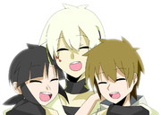 笑い合う３人 ニコニコ静画 イラスト