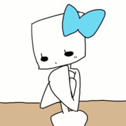 考え事してるスケ子さん