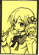 切り絵「巴マミ」