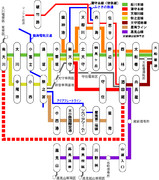 【Ａ列車で行こう９】大小路地区路線図