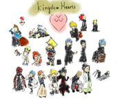 KINGDOMHEARTSのきゃら描いてみた