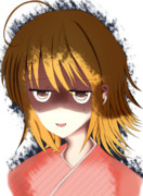 デスメタル好きなもち肌(腹黒)を落書き。