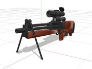 【MMD】ワルサーWA2000衛宮切嗣モデル【配布】