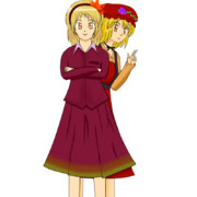 東方楽コミュ 最終回 お題「僕の私の幻想卿」 冬の牙集合絵・秋姉妹