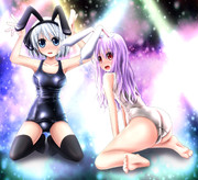 スーパースク水ウサ耳タイム