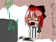 うちの子のポッキーゲーム