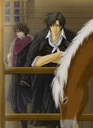 馬小屋の人見さんと伊庭ハチ