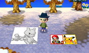 どうぶつの森マイデザイン「最強のポケモンミュウツー」