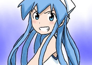 なんとなくイカ娘を描いた