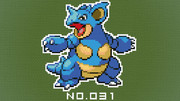 【マイクラ】ポケモン図鑑NO.031【ドット絵】