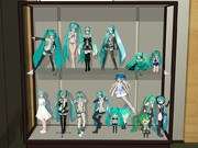 一部の家のミクさん達