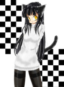 彼女さんっぽいにゃんこさん。