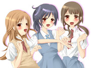 さんにんむすめ。