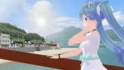 【参加作品】孤島に一人旅【MMD静止画選手権v2.01】