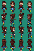 適切な Elona キャラチップ 少女 がくめめ