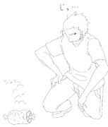 二期ゾンさん・・・・・の線画