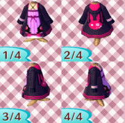 【どうぶつの森 ＱＲ】ゆかりさんの服【マイデザイン】