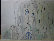 「あの花」の11話のメンマを描いてみた。