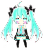 ｡o.ﾟ｡塗ってみた(･ ･｡`人)ミク｡o.ﾟ｡