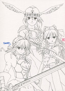 じぇねれぇしょん　おぶ　げぇむひろいんず（線画）