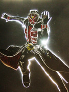 【照らし切り絵】仮面ライダーウィザード