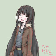 白い息 ニコニコ静画 イラスト