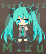 【塗ってみた】ミクちゃん【マウスで】