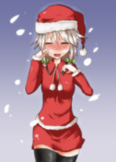 極寒の地にメイドをサンタコスさせておいていってみた