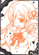 切り絵「巴マミ」