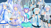 【MMD】ラピスと雪ミクさんたち