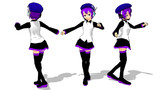【MMD】モブ子さんUTAU中２【モブ式デフォ子】