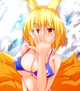 藍「ッバ！！！」