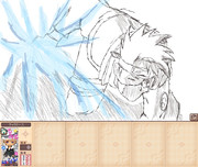 お絵かきの森でＮＡＲＵＴＯカカシ先生