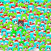 塗らせていただきました！100人慧音塗り塗り