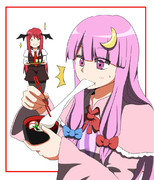 お餅を初めて食べるぱっちぇさん