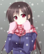 【GIFアニメ】「寒いね・・・」