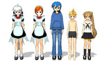 【MMD】公式イラストの衣装を作ってもらえない人たち・・・【モブ式】