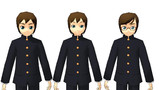 【MMD】モブ男君用の新規の顔パーツ【PMCA】