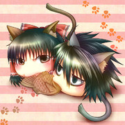 お魚くわえた竜霊