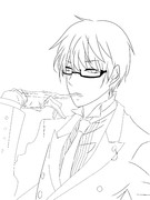 黒バス×黒執事　線画