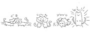 【らくがき】のちのねこまたである