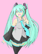 ミクちゃん塗った♪