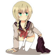 プリーツスカート ニコニコ静画 イラスト