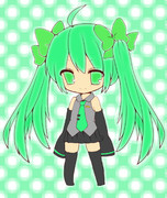 ミクちゃん塗ってみた