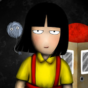 チューリップのアップリケが一番似合う子