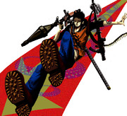 愛刀とマシンガン