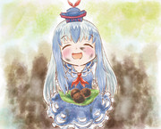 けーねがつくった（泥の）おだんごだよ！