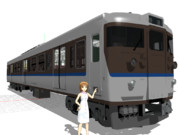 とりあえず、RailSimをMMDに変換してみた