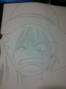 ルフィ書いてみたっ