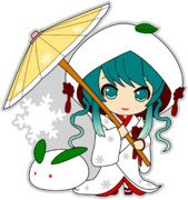 雪ミク2013ラバーストラップ風